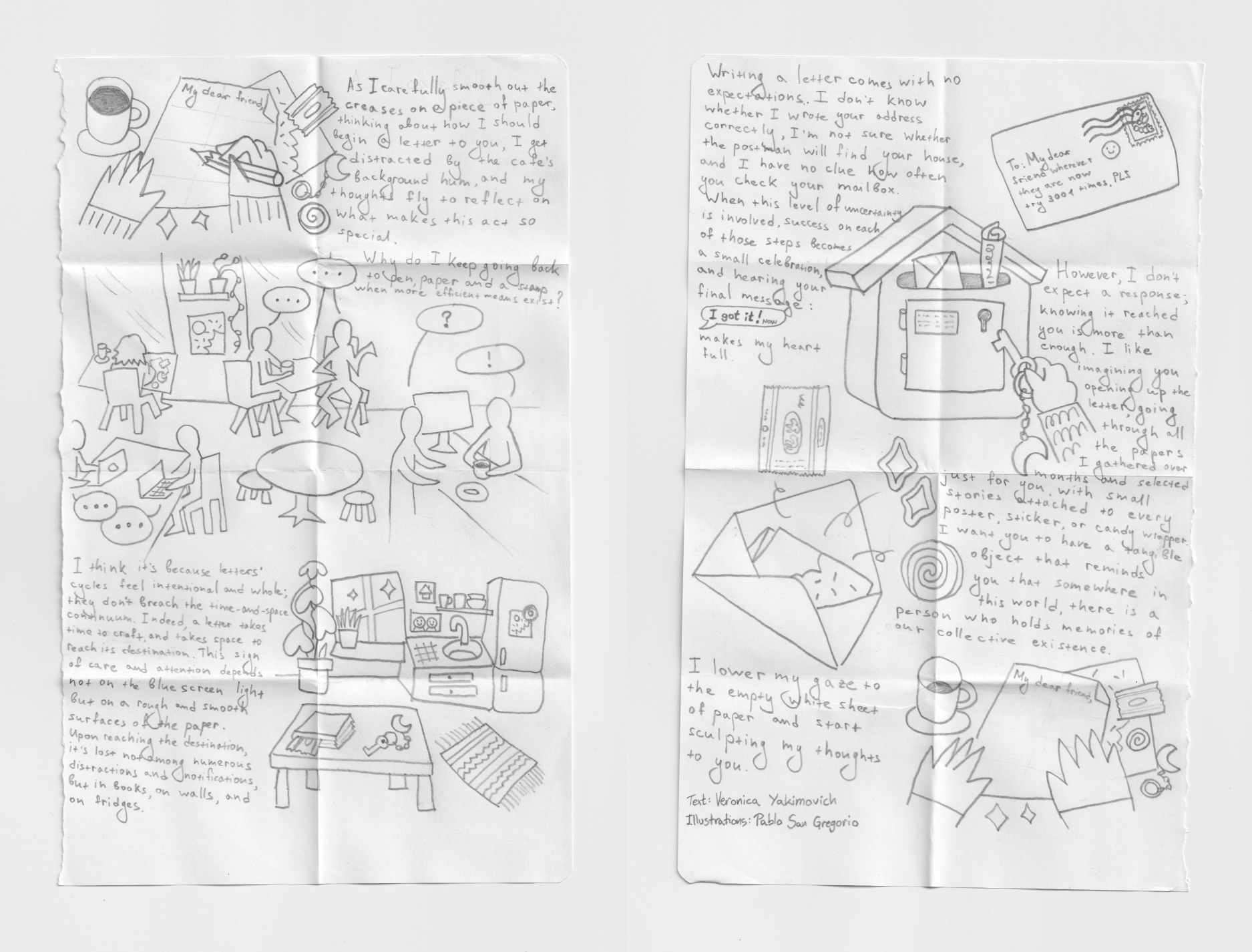 Spreadscan from the Pencil Magazine